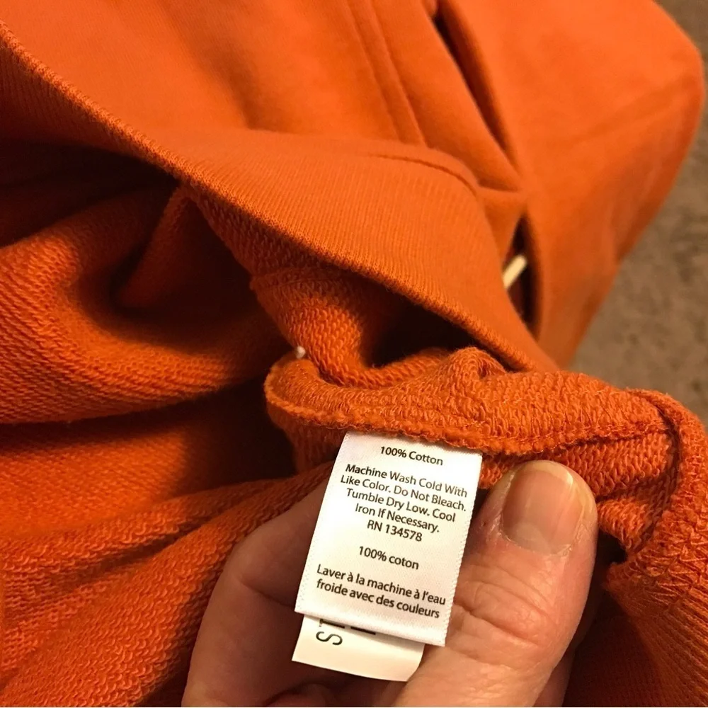 Vineyard Vines Performance 1/4 Zip Fleece Sweater Men's Size S Orange